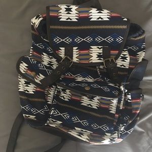 Aztec Print Backpack